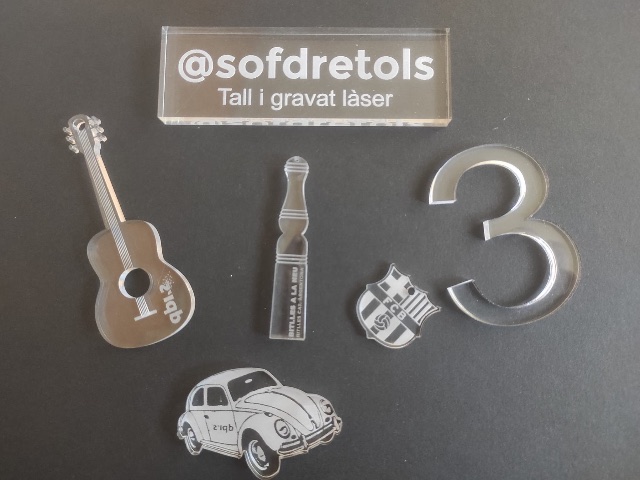 Peces petites metacrilat Sofdretols